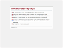 Tablet Screenshot of mustardcompany.nl